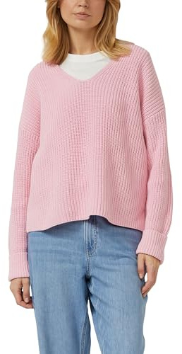s.Oliver Grobstrickpullover mit V-Ausschnitt im Relaxed Fit