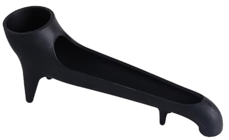 Quzenn Long Water Funnel Water Tank Funnel Espresso Machine Water Tank Funnel Espresso Water Tank Funnel for Home Cafe Black