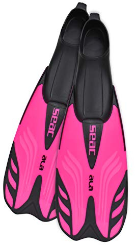 Seac ALA, Flossen mit geschlossenem Fußteil, ideal zum Schnorcheln und Schwimmen, ROSA, 34/35