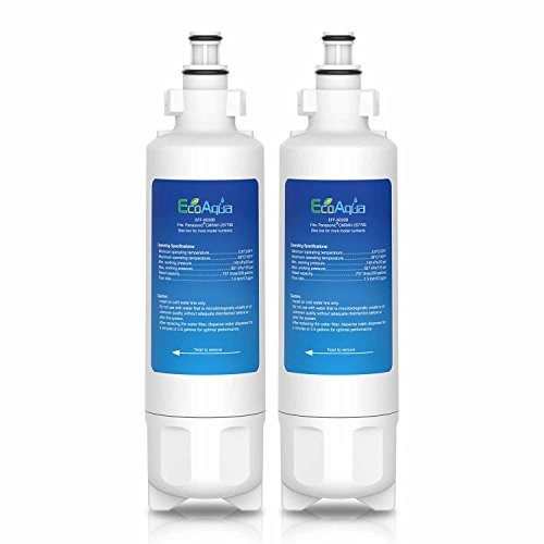 EcoAqua EFF-6032B Filtro acqua e ghiaccio per frigoriferi per Panasonic NR-BG53V2, NR-BG53VW2, NR-B53V1, NR-B53V1-WB, NR-B53V1-X1D, NR-B53V1-XB, NR-B53V2, NR-B53V2-XE, NR-B53V2-XF, NR-B53VW1-WB (2)