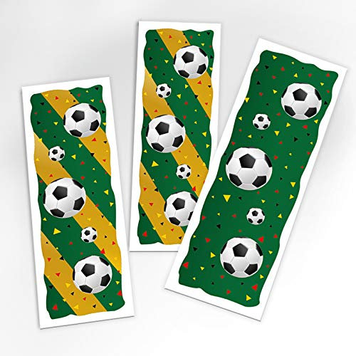 16 Lesezeichen Fussball Mitgebsel Gastgeschenk beim Geburtstag Kindergeburtstag Hochzeit Taufe Mädchen Jungen Jungs (16 Lesezeichen)