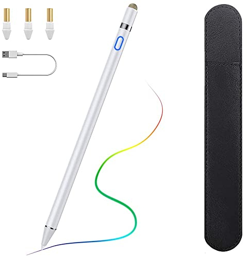 TiMOVO Stylus Stift für iPad, Apple Pencil für iPad 11/10/9/8/7,20Std.Batterielebensdauer Palm Rejection Apple Pen für iPad Pro, iPad Air 2025,iPad mini Hochpräzis iPad Pencil 1. Generation, Weiß