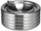 Land-Haus-Shop® 1 Stück Edelstahl Aschenbecher mit Deckel, Windascher mit Klappdeckel Windaschenbecher 11,8 cm Durchmesser