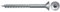 fischer PowerFast II CTP 3,0 x 45, Spanplattenschraube (200 Stk.) mit Teilgewinde, Senkkopfschraube mit Innenstern, Schraube für Holzverarbeitung, reduziert Einschraubwiderstand & Einschraubzeit