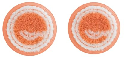 EcoTools Mini brosse de nettoyage du visage, infusée avec des agrumes, augmente le collagène, sans danger pour les peaux sensibles, exfolie et nettoie les pores, format voyage, écologique, végétalien