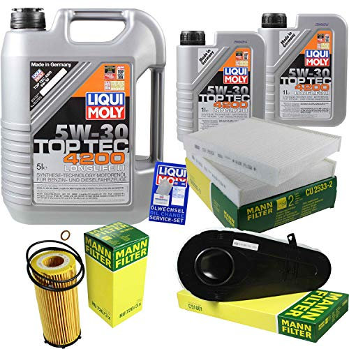 7L LM Motoröl Top Tec 4200+Mann Filter BMW 7er F01 F02 F03 F04 5er F10