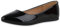 VAN HILL Damen Klassische Ballerinas Lack Schuhe Slippers Flache Slip On Abendschuhe Leder-Optik Freizeit Schlupfschuhe 211145 Schwarz Lack 40