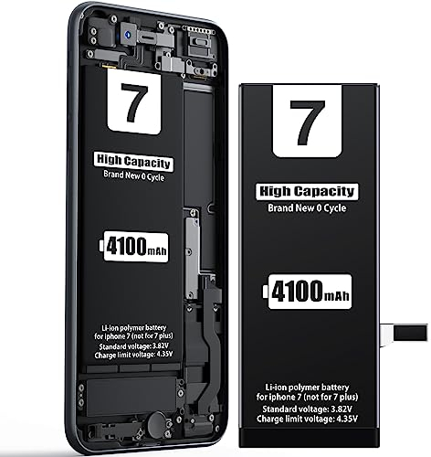 8000mAh Akku für iPhone 7, EMNT Neuer 0-Zyklus Höhere Kapazität Li-ion Ersatz Akku für Modell A1660 A1778 A1779 mit Komplett Professionelle Reparaturwerkzeuge und Anweisungen