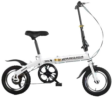Kcolic 12/14 Zoll Leichtmetall Faltrad, Singlespeed, 200 Kg Tragfähigkeit, Verstellbar B,14inch