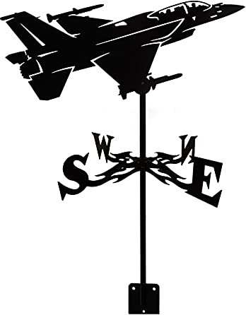 Girouette en métal exquise, girouette de Chasse en Acier Inoxydable, scène rétro, Piquet de Jardin, indicateur de Direction du Vent, résistante à la Corrosion et Durable