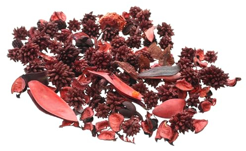 Potpourri Teerose, 480 g, Naturmaterialien, gefärbt Maße: ca. 480 g