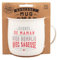 MUG NOMADE - Tasse à thé et café personnalisé Maman - Idée Cadeau pour Femme - Cadeau Fête des Mères, Couleurs Pastel