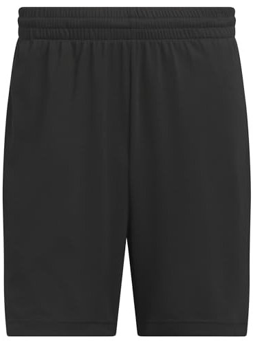 adidas Herren Basketball Badge of Sport Shorts, XXL, 27,9 cm (Übergröße), Schwarz/Weiß