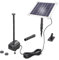 esotec Solar Teichpumpenset 6 230, Komplettset, Sprinklerpumpe 230/h, LiFePo4 Akku, Erdspieß, Solarmodul 6W, Gartenteich Solarbrunnen, Wasserpiel Springbrunnenpumpe, outdoor, außen, 101933