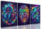 Yolbcdr Game Room Decor Video Game Canvas Wall Art Set of 3 Cool Gaming Poster Prints Gamer Sign Pictures Graffiti Gamepad Headphones Painting Wall Decor for Boys Bedroom 12x16in Framed