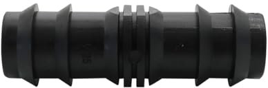 20 pièces barbe connecteur droit for 13/15/19mm tuyau serre jardin système d'irrigation raccords de tuyauterie adaptateur de Tube(Size:15mm)
