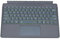 Surface Pro X Type Keyboard Cover, Surface Pro 9 Keyboard, Surface Pro 8 Keyboard, custodia con tastiera compatibile con Surface Pro 8, 9, X, 13 pollici, tastiera QWERTY (7 colori retroilluminati)