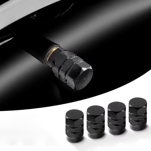 4PCS Reifenventilkappen,für Toyota Corrala,Aluminium Reifenventilkappen-Set,Korrosionsbeständig,Ventilkappen,B