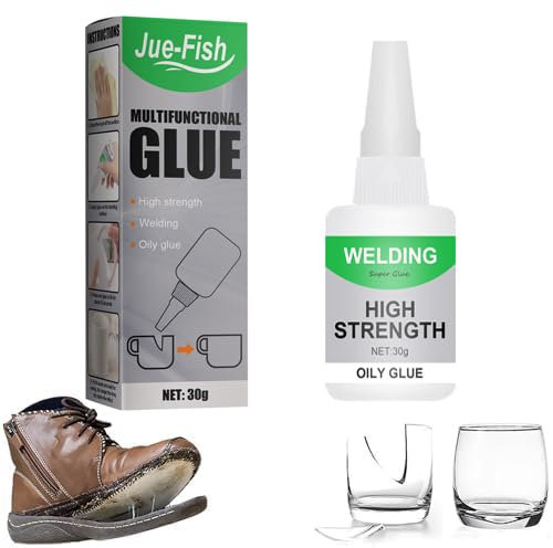 2024 New Oily Glue, Super Jue Fish Glue, Multi-Function Leak Sealing Welding Glue, Welding High Strength Oily Glue,Mighty Universal Glue,Strong Glue for Ceramic, Waterproof Glue for Plastic (30g-1pcs)