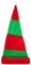Weihnachtsmann-Hut, gestreifte Weihnachtsmütze, lustige Wintermütze, Weihnachtsmütze, Neujahrsmütze, Fotorequisiten, Plüschhut mit Quaste, Kostümzubehör