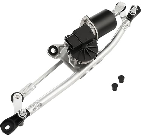 GEARLEADER Scheibenwischermotor mit Gestänge, kompatibel mit Peugeot Bipper / Citroen Nemo / Fiat Fiorino 2008-ON 1356163080 64300336