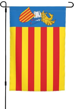 Senyera Valenciana De L'estatut De Benicàssim For Outside 12x18 Inch Garde