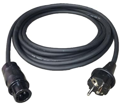 AC Kabel Anschlusskabel 3m/5m/10m, Betteri BC01 auf Schuko Stecker, für Mikrowechselrichter PV-Anlagen, IP44