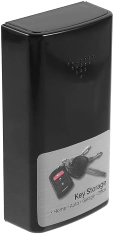 TINEASUR Magnetischer Autoschlüsselhalter aus Kunststoff Schwarz, 1 Stück