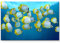 Paul Sinus Art Leinwandbilder | Bilder Leinwand 120x80cm Schwarm von bunten tropischen Fischen