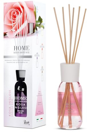 Price's Candles Petali Reed Diffuser 125ml | Reed sticks included, various fragrances, long-lasting scent, stylish glass bottle, ideal for home, office and gifting