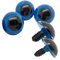 50 STÜCKE Blau Kunststoff Sicherheitsaugen DIY Nähen Handwerk Zubehör für Puppe Bär Teddy Puppe Machen 14mm / 0,55 Zoll