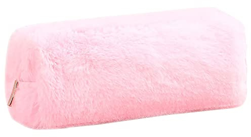 Betool - Astuccio in peluche, custodia morbida per cancelleria, per adolescenti, ragazze, ragazzi, studenti, per contenere monete, matite e cosmetici, colore: rosa chiaro