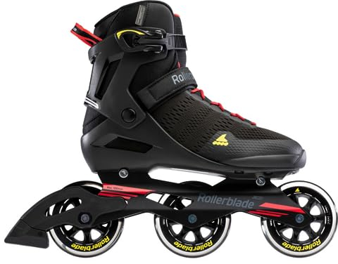 Rollerblade Herren Sirio 100 3Wd Inlineskate, Black/Red, 285