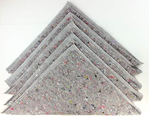 Wischtücher Baumwolle Küche grau Boden Fliesen Kacheln PVC Holz Dielen Parkett Scheuertuch Bodentuch groß 50x50 Bodenwischtuch Bodenwischtücher Scheuerlappen Fußboden Bad Flur (5, Mischfaser)