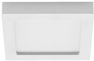 PRIOS LED Deckenleuchte Alette (Modern) in Weiß aus Aluminium (1 flammig,) - Lampe Deckenlampe Badezimmerleuchte