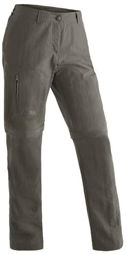 maier sports Nicole, Women's Hiking Trousers, Water-Repellent Trousers | For trekking and hiking, Dryprotec for quick drying, Zip-off functionality, Perfect for year-round wear