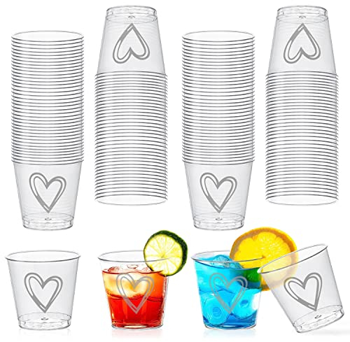 Gute 100 Plastik Schnapsgläser,3cl/30ml shotgläser, Wiederverwendbare Trinkbecher Schnapsbeche,Partybecher für Geburtstage, Verkostung, Partys, Hochzeiten (100 Stück)