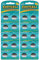 20 x AG13 quecksilberfrei LR44 G13 A76 GP76A 357 SR44W (2 Blistercards a 10 Batterien) EINWEG