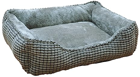 Nobby 61950 Komfortbett eckig Classic Garik dunkelgrau L x B x H: 60 x 50 x 18 cm