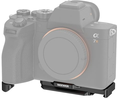 NEEWER A7 IV A7R IV A7R V A7S III Kamera Grundplatte, Baseplate Mount Plate mit Arca Schnellwechselplatte, 1/4 3/8 Gewinde Cold Shoe, kompatibel mit Sony Alpha DJI RS2 RSC2 RS3 Pro Gimbal CA004B