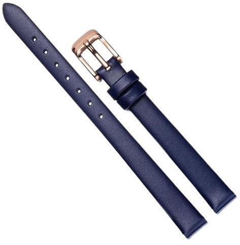 Chlikeyi Armband 6mm-22mm Echtes Leder Damen Schlank Weiches Ultra Dünnes Rindsleder Uhrenkette Zubehör, Farbe 4, 11mm