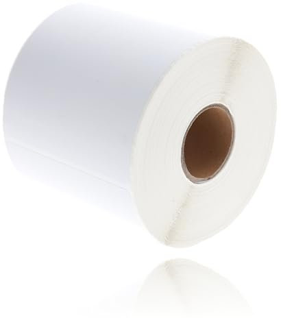 P4Y 500 Etiketten 100x150 mm Kompatibel mit vielen Druckern wie Zebra, Citizen, Datamax und anderen | Thermotransfer Etiketten Selbstklebend 100 x 150 mm | Adressetiketten Weiß | Universal Versandetik