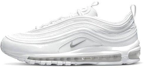 NIKE Air Max 97 Herren-Sneaker 921826 (Weiß/Schwarz/Wolfsgrau 101) UK7 (EU41)