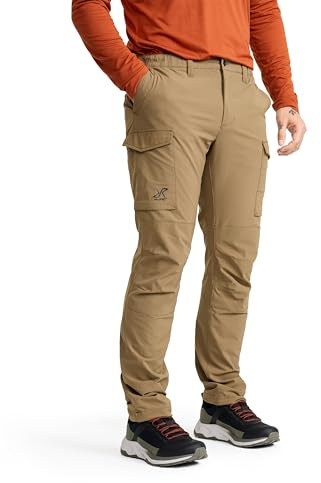 RevolutionRace Adventure Cargo Stretch Pants für Herren, Wanderhose für viele Outdoor-Aktivitäten, Cub, L