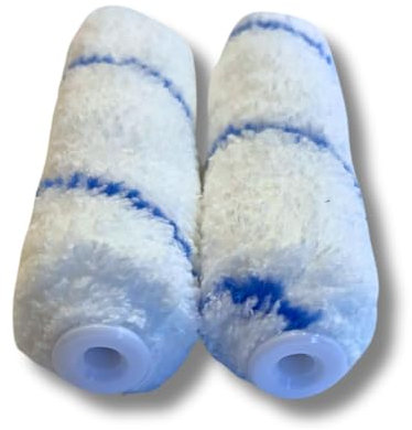 Arroworthy Lot de 2 mini manchons en microfibre pour rouleau de 10,2 cm