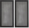 140 X 280mm DIY PC Case Dust Mesh Filter, [ 2 Pack ] PVC Magnetic Dust Filter Cover, PC Fan Dust Mesh PC Cooler Filter for Computer PC Case (Black)
