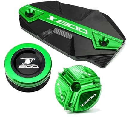 Motorrad Deckel Bremsflüssigkeitsbehälter Motorrad Vorne Und Hinten Bremsflüssigkeit Zylinder Master Reservoir Abdeckung Öl Einfülldeckel Für Kaw&asaki Z800 Logo Z 800 2013-2015 2016