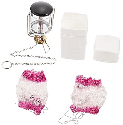 TOBBOMEY 1 Pieza Camping Portátil Gas Exterior Iluminación Resistente