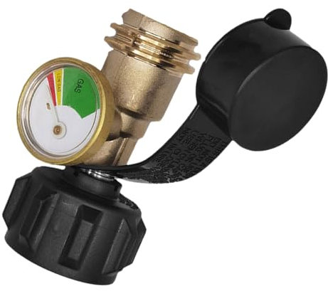Jauge de Niveau de Bouteille de Gaz pour Camping-Car, Jauge de Bouteille de Propane, Mesure De Gaz Pour Cylindres 2-18kg Cuisinière Chauffage Brûleur Grillades Barbecue Terrasse Camping