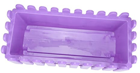 Cabilock Fleur Pot Rectangulaire Plastique avec Clôture pour Plantes Vertes pour Intérieur Et Extérieur Durable Et Résistant